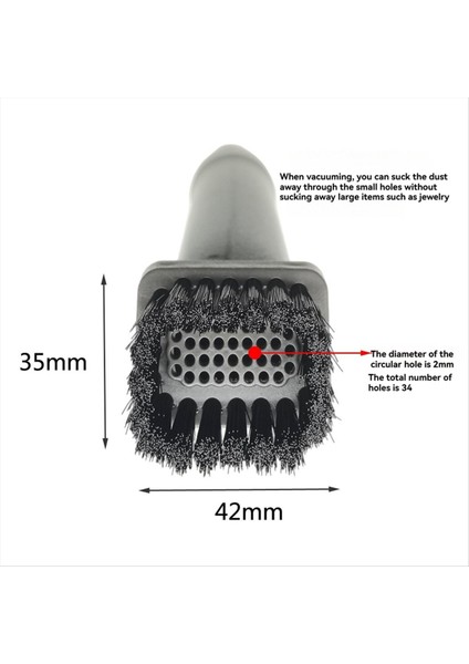 Karcher Nt Wd Serisi Için Toz Fırçası / Miele Philips Electrolux Vakum Ataşmanı 35MM - 32MM Kalibre Aralık Aracı (Yurt Dışından) fiyatları