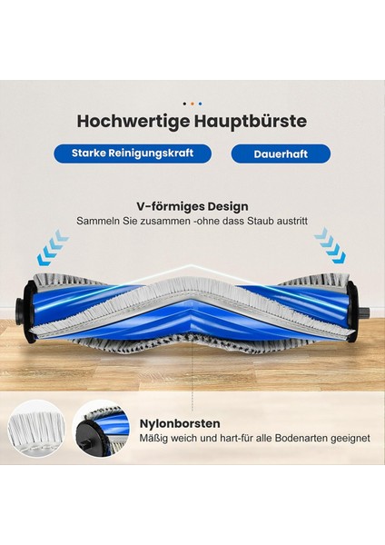 Ecovacs Deebot T30 Omnı / T30 Pro Omni Robot Vakum Süper Set Roller Fırça Filtreleri Kumaşları Yan Fırçalar Toz Torbaları (Yurt Dışından) modelleri