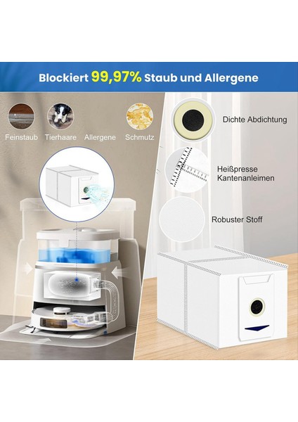 Ecovacs Deebot T30 Omnı / T30 Pro Omni Robot Vakum Süper Set Roller Fırça Filtreleri Kumaşları Yan Fırçalar Toz Torbaları (Yurt Dışından) fırsatları