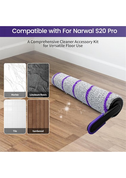 Narwal S20 Pro Için Yedek Aksesuarlar - Islak ve Kuru Vakumlama Için Silindir Fırçaları ve Hepa Filtreleri Içerir (Yurt Dışından) indirimleri