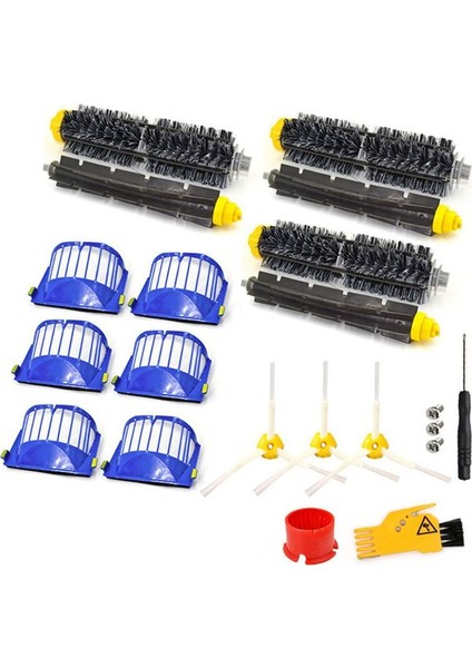 Hepa Filtre Ana Yan Fırça Robot Süpürge Parçası (Yurt Dışından)