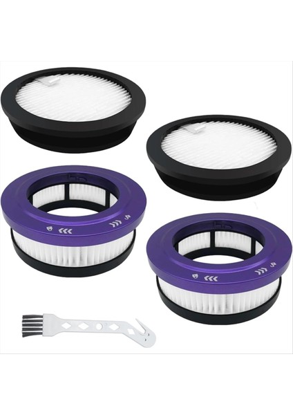 Anyson Stars 5 45000PA/550W/70MIN Elektrikli Süpürge Yıkanabilir ve Yeniden Kullanılabilir Filtre Için Hepa Filtre Değiştirme Kiti (Yurt Dışından)