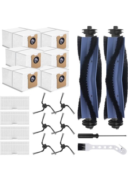 Eufy C10 Robot Süpürge Aksesuarları Için Yedek Parçalar Rulo Fırça Hepa Filtreler Yan Fırçalar Toz Torbaları (Yurt Dışından) modelleri
