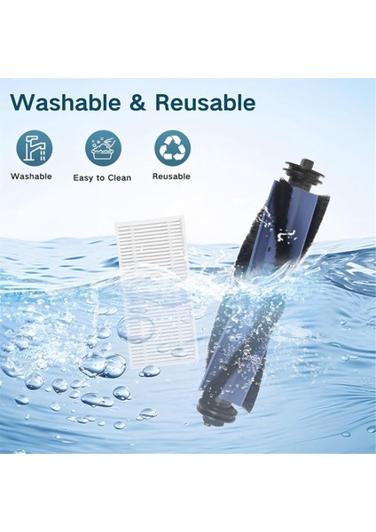 Eufy C10 Robot Süpürge Aksesuarları Için Yedek Parçalar Rulo Fırça Hepa Filtreler Yan Fırçalar Toz Torbaları (Yurt Dışından) indirimleri