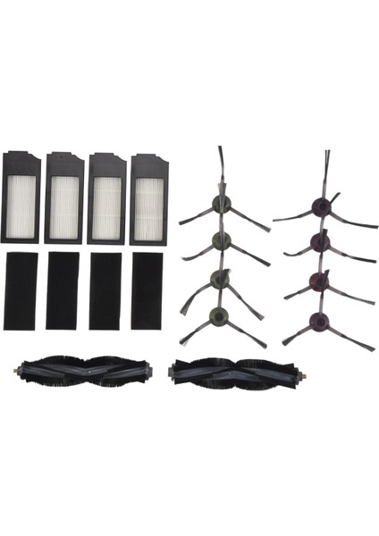 Ecovacs Için Deebot X1 Omni Turbo Vakum Temizleyici Aksesuarları Ana Fırça Yan Fırça Kiti Hepa Filtre Yedek Parçaları (Yurt Dışından)