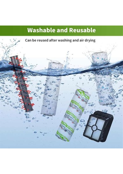 9 Adet Vakum Fırçası ve Filtre Aksesuarları Bissell 2554A Robot Vakum Aksesuarları Değiştirme Parçaları (Yurt Dışından) fırsatları