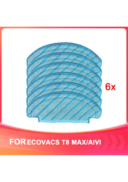 Ecovacs Için T8 Max/aivi Robot Vakum Temizleyici Aksesuarlar Bez Değiştirme Malzemeleri (Yurt Dışından)
