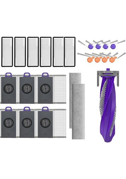 Narwal Flow Aksesuarları Ana Fırça Hepa Filtre Toz Torbası Paspas Bezi Yedek Parça (Yurt Dışından)