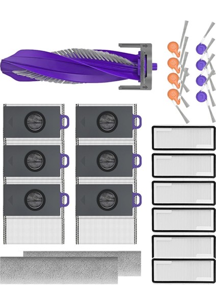 Narwal Flow Aksesuarları Ana Fırça Hepa Filtre Toz Torbası Paspas Bezi Yedek Parça (Yurt Dışından) fiyatları
