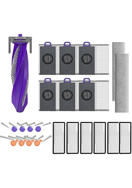 Narwal Flow Aksesuarları Ana Fırça Hepa Filtre Toz Torbası Paspas Bezi Yedek Parça (Yurt Dışından) modelleri