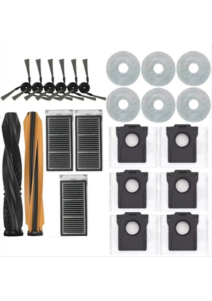 Dreame X50 Master X50SPRO Ultra X50ULTRA Vakum Temizleyici Toz Torbası Ana Yan Fırça Hepa Filtre Paspas Bezleri Aksesuarları (Yurt Dışından)
