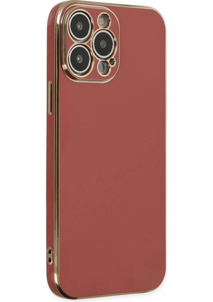 iPhone 14 Pro Max Kılıf Volet Silikon - KIRMIZI-(5796)