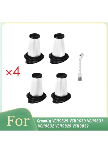 Grundig VCH9629 VCH9630 VCH9631 VCH9632 VCH9829 VCH9832 Elektrikli Süpürge Için Temizleme Fırçalı Filtre (Yurt Dışından) fırsatları
