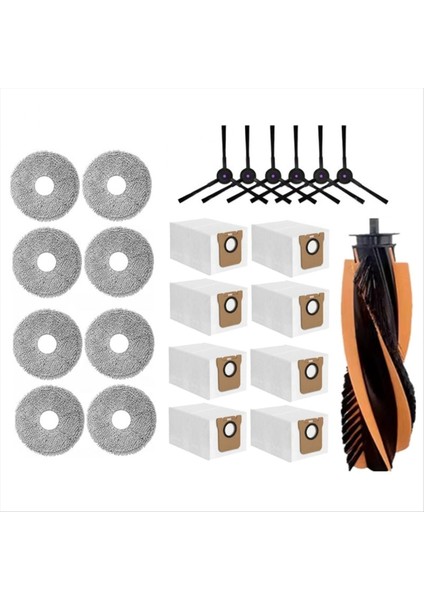 23 Adet Yedek Parçalar Jonr P20 Pro/jonr T5 Pro Robotlu Süpürge Aksesuarları Ana Yan Fırça Paspas Bezi Toz Torbası (Yurt Dışından) fırsatları