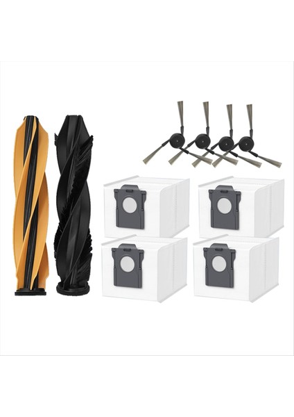 Dreame D20 Pro Plus / Dreame D20 Pro Vakum Parçaları Ana Yan Fırça Toz Torbası Aksesuarları (Yurt Dışından)