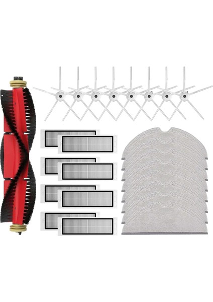 Roborock S5 / S5 Max / S6 / S6 Maxv / S6 Pure / E4 / E5 / S51 / S52 / S55 Silindir Yan Fırça Filtresi Mop Aksesuarları Parçaları Için Parçalar (Yurt Dışından)