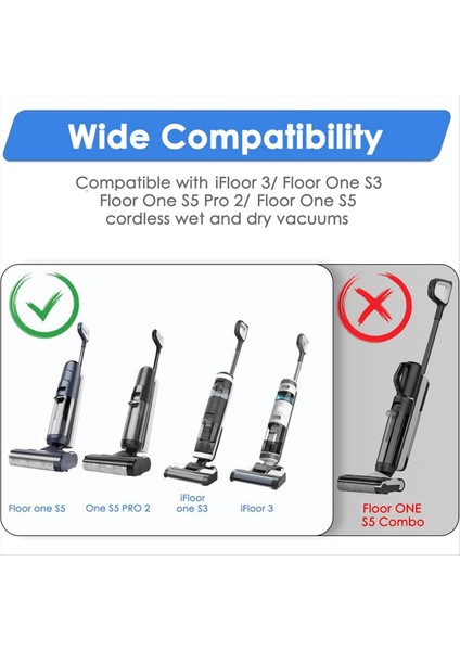 Tineco Ifloor 3/ Kat Bir S3/ Kat Bir S5/ Floor One S5 Pro 2 Vakum Süpürge Filtreleri (Yurt Dışından) indirimleri