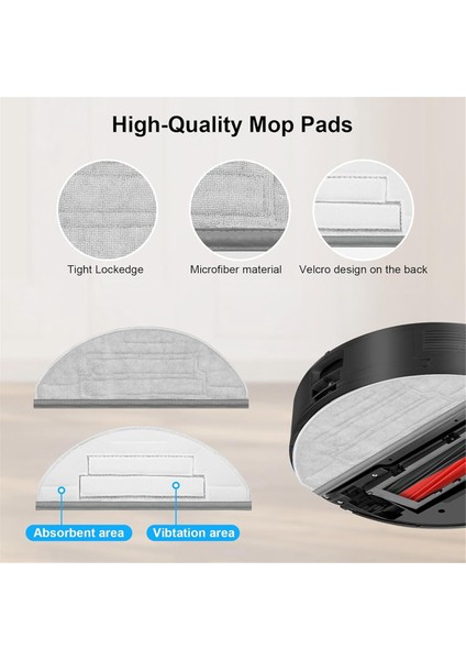 Roborock S8 Pro Ultra Için Ana Fırça Filtre Yan Fırça Torbası Paspas Ped Yedek Parçaları (Yurt Dışından) fiyatları