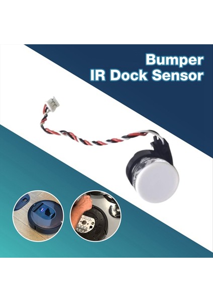 Roomba Için Robotik Ir Dock Sensörü 527 537 601 614 615 620 622 630 690 780 805 860 880 890 960 980 Vakum Süpürge Parçaları (Yurt Dışından) indirimleri