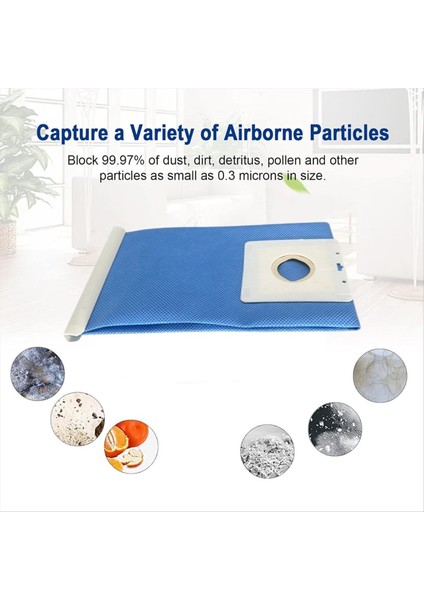 Samsung Için Toz Torbası DJ69-00420B Vakum Temizleyici Parçalar Büyük Kapasiteli Yedek Mavi Yeniden Kullanılabilir Toz Çanta Dikiş Çantası 8 Pcs (Yurt Dışından) modelleri