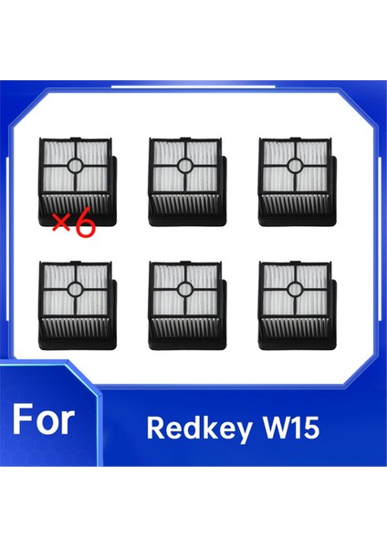Redkey W15 Islak ve Kuru Elektrikli Süpürge Parçaları Için 6 Adet Filtre (Yurt Dışından) fiyatları