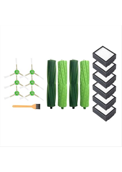 Aksesuarları Filtre Yan Fırça Fırça Rulosu Irobot Roomba I7 E5 E6 Serisi Robotlu Süpürge Yedek Yedek Par (Yurt Dışından)