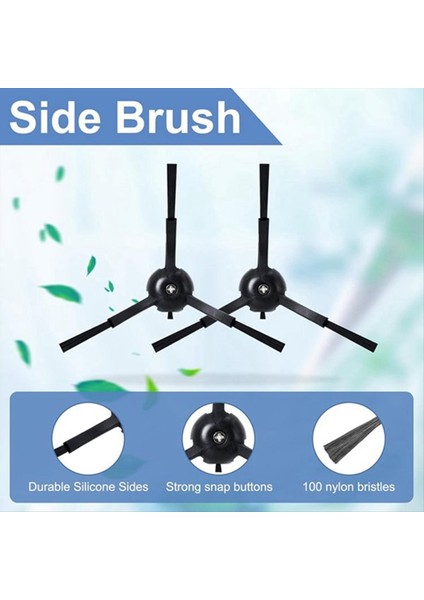 Tapo RV20 Süpürme Makinesi Aksesuarları Için 9 Adet Ana Yan Fırça Paspas Filtresi Toz Torbaları (Yurt Dışından) fırsatları