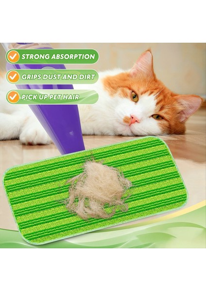 3 Paket Yeniden Kullanılabilir Paspas Pedleri Swiffer Islak Jet Paspas Yıkanabilir Islak Kuru Kullanım Için Paspas Yedek Kafaları Sert Ahşap Zemin Temizliği (Yurt Dışından) fırsatları