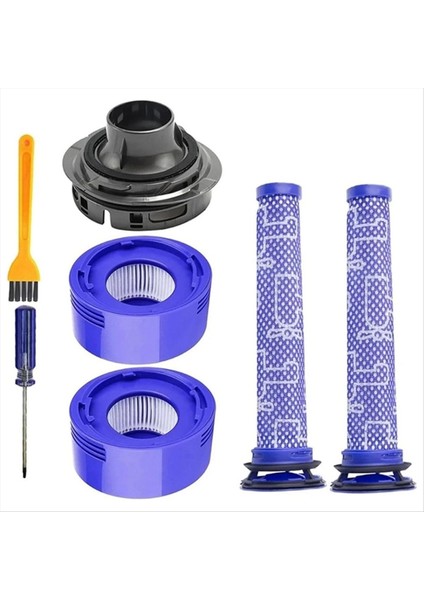 Dyson V7 V8 Absolute/hayvan Elektrikli Süpürge Için Arka Motor Kapağı ve Filtre Kiti 965661-01 ve 967478-01 Parçasının Yerini Alır (Yurt Dışından)