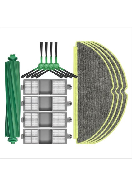 Irobot Roomba 205 Için Dustcompactor Combo / Vac Robot Vakum Yedek Parçaları Ana Yan Fırçalar Paspas Bezleri Filtreler Aksesuar (Yurt Dışından)