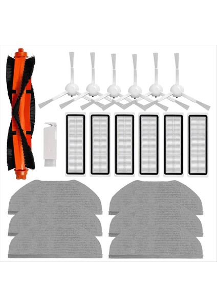 Xiaomi Robot Vakum S40C E101 Temizleme Aksesuarları Yedek Parçalar Için Yedek Aksesuar Kiti (Yurt Dışından)