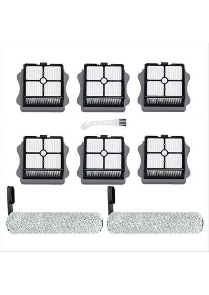 9pcs Rulo Fırça Hepa Filtre Seti Tineco Floor One S5 / S5 Pro / S5 Pro 2 / S5 Extreme Yedek Parçalar (Yurt Dışından)