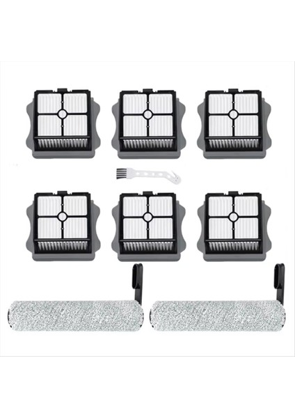 9pcs Rulo Fırça Hepa Filtre Seti Tineco Floor One S5 / S5 Pro / S5 Pro 2 / S5 Extreme Yedek Parçalar (Yurt Dışından) fiyatları