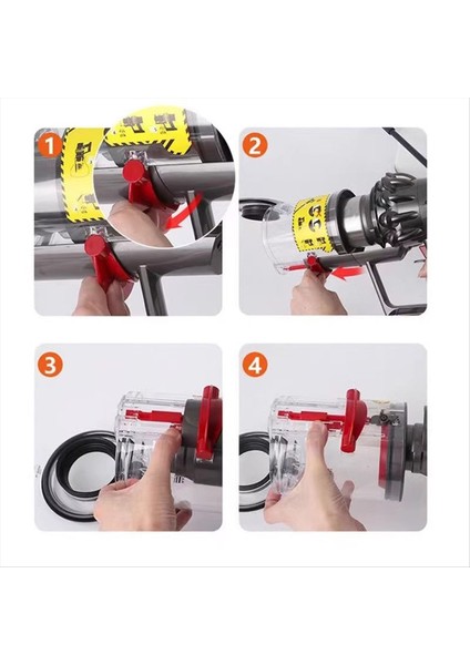 Tümü Yeni Dyson V10 SV12 Elektrikli Süpürge Aksesuarları Yedek Yeni Çöp Kutuları Toz Konteyner Kutusu Yedek Parça 969509-0 (Yurt Dışından) indirimleri