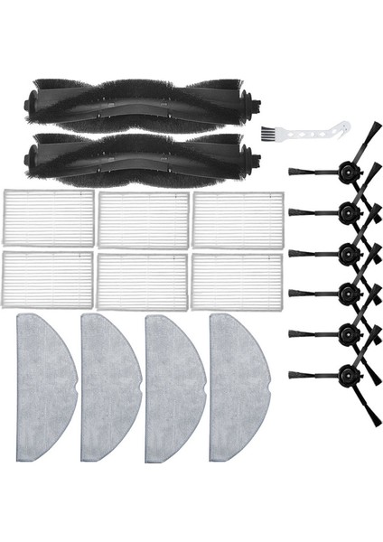 Ilife V20 Robotlu Süpürge Aksesuarları Değiştirme Kiti ile Mian Fırça Hepa Filtre Paspas Bezi (Yurt Dışından) fiyatları