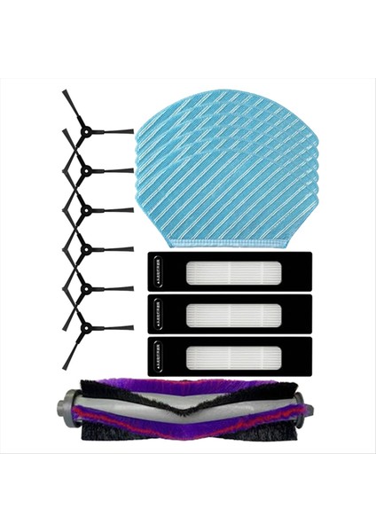 Midea M7/m7 Pro/m7 Max/eureka NER700 Elektrikli Süpürge Yedek Parçaları Ana Fırça Yan Fırça Filtre Paspas Bezi (Yurt Dışından) fırsatları