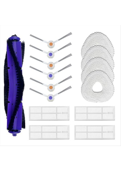 Narwal Freo Robot Için Vakum Süpürge Parçaları Ana Fırça Yan Fırça Paspas Pad Hepa Filtre Vakum Süpürge Yedek Parçaları (Yurt Dışından)
