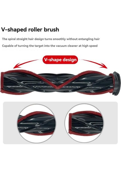 Halı Rulo Fırçası Xiaomi Mijia G9/G10 Akülü Elektrikli Süpürge V Şekli Ana Döner Fırça Yedek Parçalar (Yurt Dışından) fırsatları