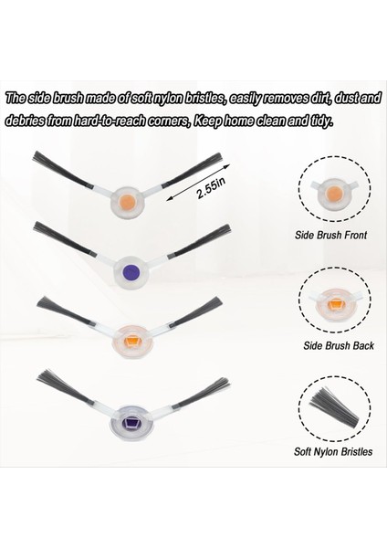 Narwal Freo x Ultra Z Ultra Z Ultra Robot Vakum Süpürücü Ana Fırça Filtre Toz Torbası Yan Fırça Paspası Için Yedek Parçalar (Yurt Dışından) indirimleri