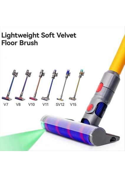 Dyson V7 V8 V8 V11 V11 Vakum Süpürge Fırçası Baş Zemin Temizleme Aracı Elektrik Türbini (Yurt Dışından) fiyatları