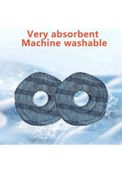 6pcs Eufy X10 Pro Omni ve Eufy X9 Pro Robot Vakum Yedek Parçalar Paspas Bezi Için (Yurt Dışından) indirimleri