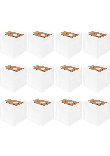 12 Paket Vakum Toz Torbaları Ecovacs Deebot Ozmo T8 Aıvı T8 Max T8 Serisi T9 Serisi N8 Pro N8 Pro Robot Vakum Parti (Yurt Dışından) fiyatları