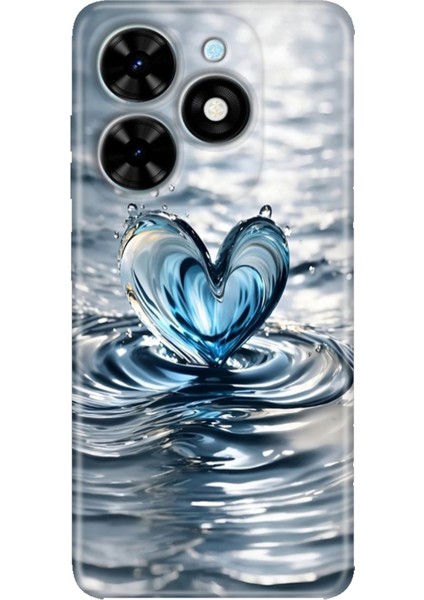 Tecno Spark Go 2024 Kılıf Baskılı Esnek Silikon Kapak Aşkdamlası