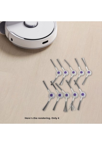 Narwal Için Freo ve Freo x Ultra Için Freo x Plus / K1 Robot Süpürge Aksesuarları Için 4 Adet Yan Fırça (Yurt Dışından) fiyatları