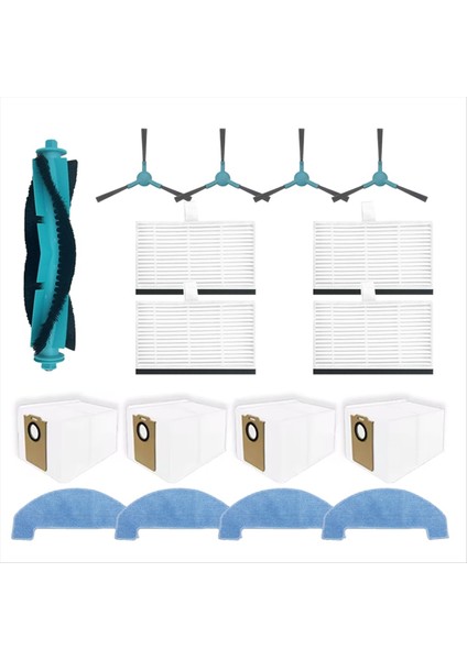 Cecotec Conga 7690 Ölümsüz Max Elektrikli Süpürge Yedek Parçalar Ana Yan Fırça Hepa Filtre Paspas Bezi (Yurt Dışından) indirimleri