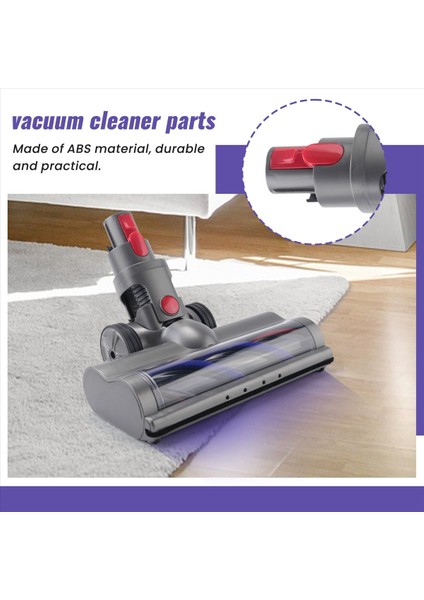 Turbo Elektrikli Motorlu Fırça Dyson V7 V8 V8 V10 V11 V15 Halı Karo Sert Zemin Için LED Işık ile Fırça Temizleyici Kafa (Yurt Dışından) indirimleri