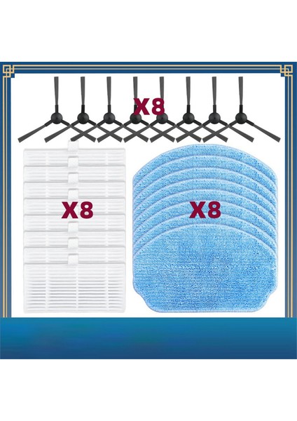 Kabum Smart 100 / Mamnv Zcwa Onson Gttvo Eıcobot / Manvıns Kılgone Lcrock Beniico G20 Fırça Filtre Paspas Parçaları (Yurt Dışından) fiyatları