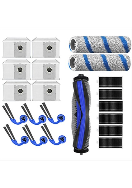 Ecovacs Deeboot X11 OMNICYCLONE/X11 Pro Omnı Yedek Parça Ana Yan Fırça Hepa Filtre Rulo Paspas Aksesuarları (Yurt Dışından)