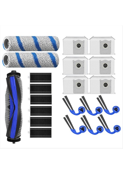 Ecovacs Deeboot X11 OMNICYCLONE/X11 Pro Omnı Yedek Parça Ana Yan Fırça Hepa Filtre Rulo Paspas Aksesuarları (Yurt Dışından) fiyatları