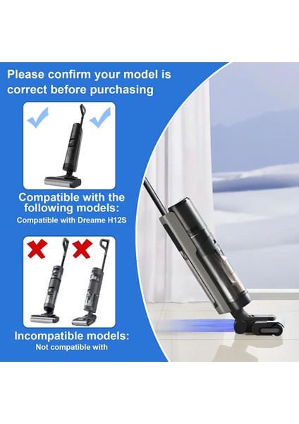 Dreame H12S / Dreame H12S Ae / G10 Combo Vakum Yedek Kitleri Ana Fırça Hepa Filtre Aksesuarları Parçaları Için Fit (Yurt Dışından) fırsatları